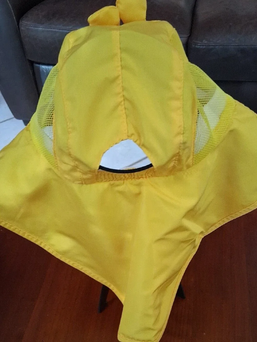 Kids Yellow Duck Sun Hat with Chin Strap